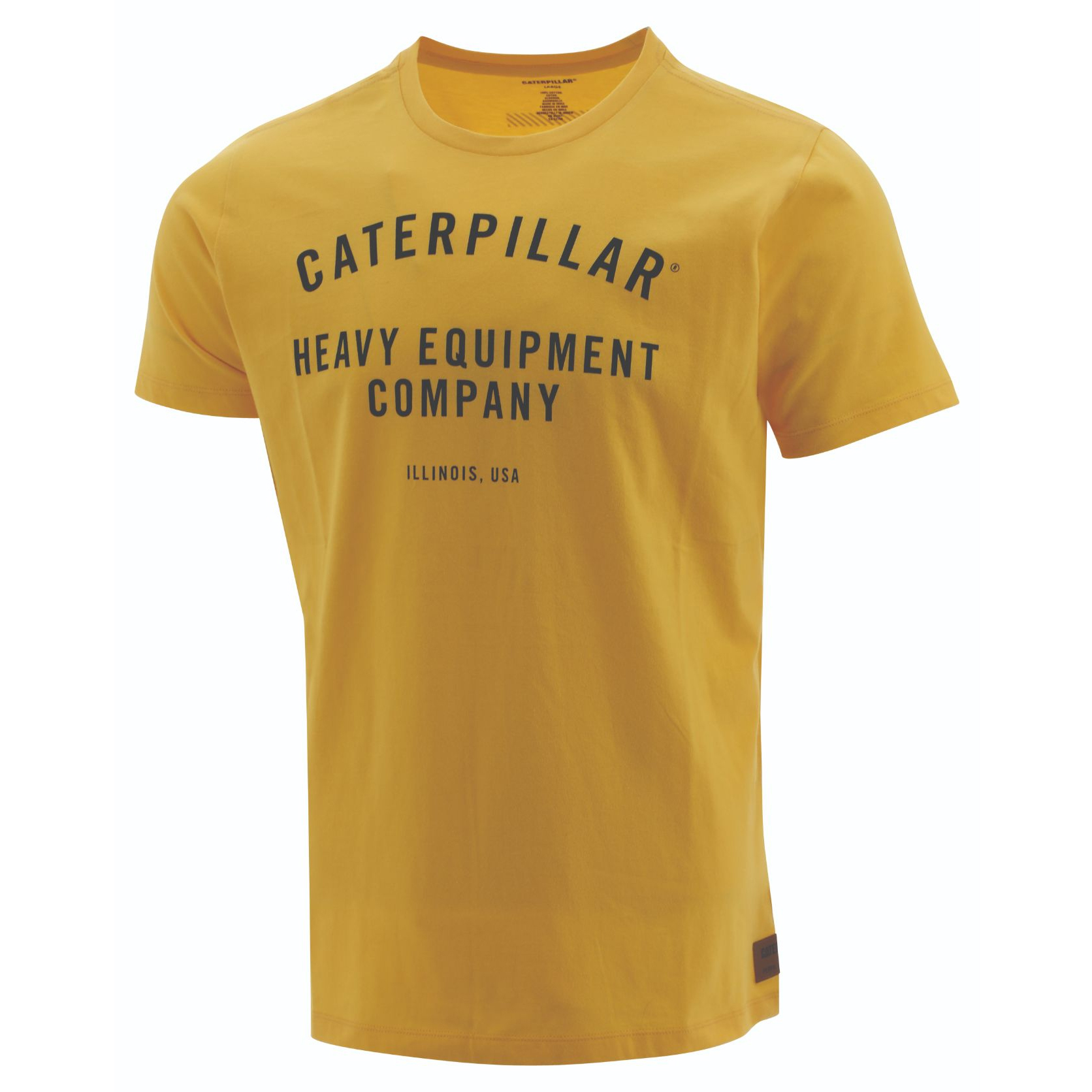 Caterpillar Work Hec - Mens T-Shirts - Yellow - NZ (846HVTCZL)